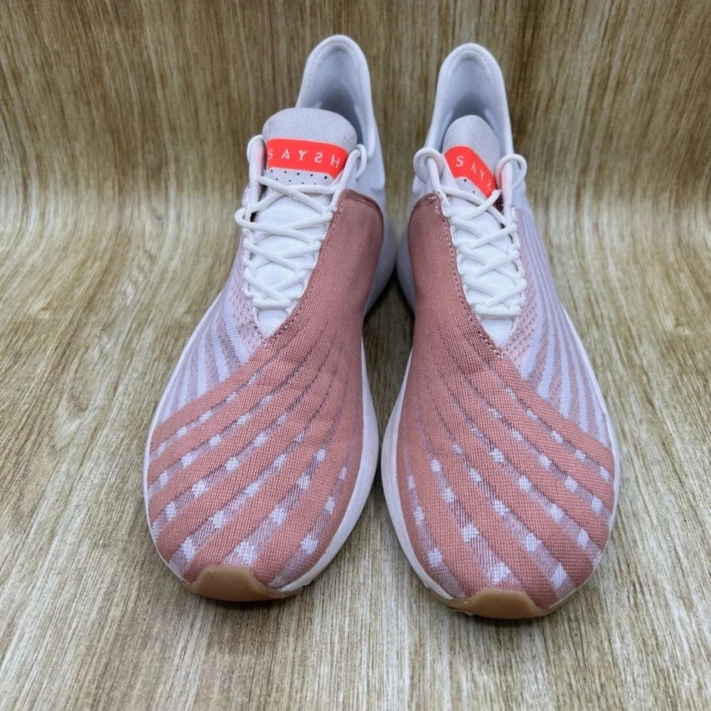Saysh One Lifestyle Sneakers Women's Size 9 Heather Rose White Allyson Felix